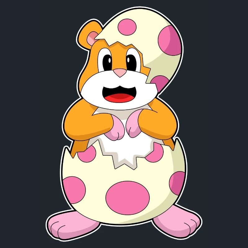 Hamster eggshell egg