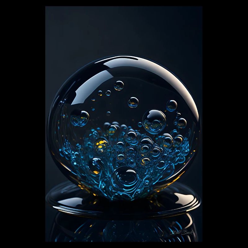 Bubbles in a bubble chrome 2