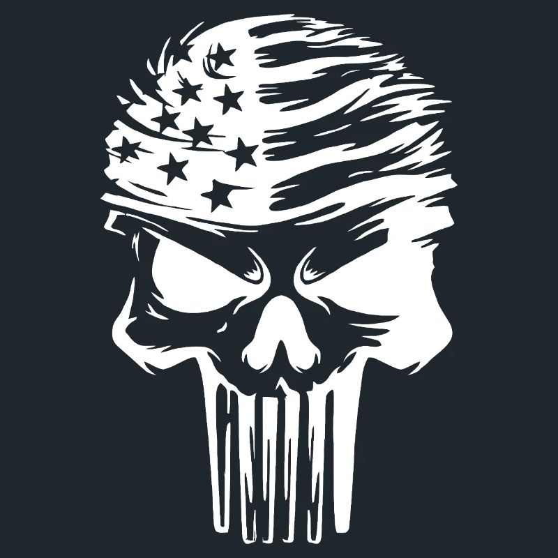 Conception graphique de crâne étoilé