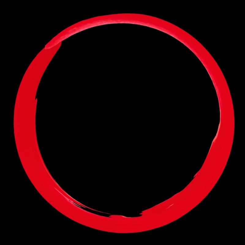 Red circle