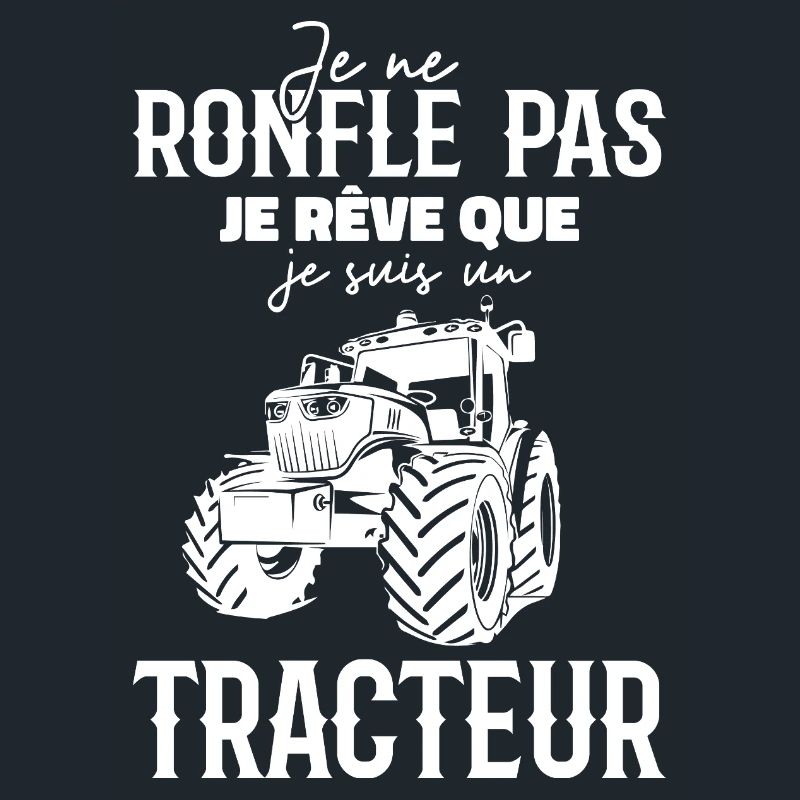 Ich schnarche nicht, ich träume, dass ich ein Traktor bin