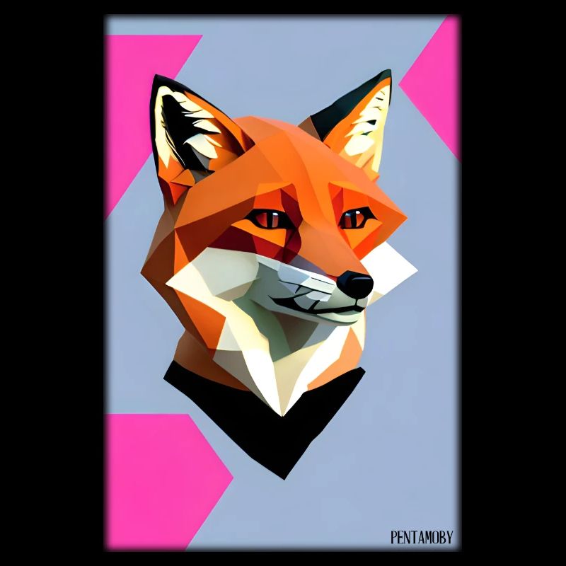 Fuchs Polygon Waldbewohner Waldtier Wildnis Tier