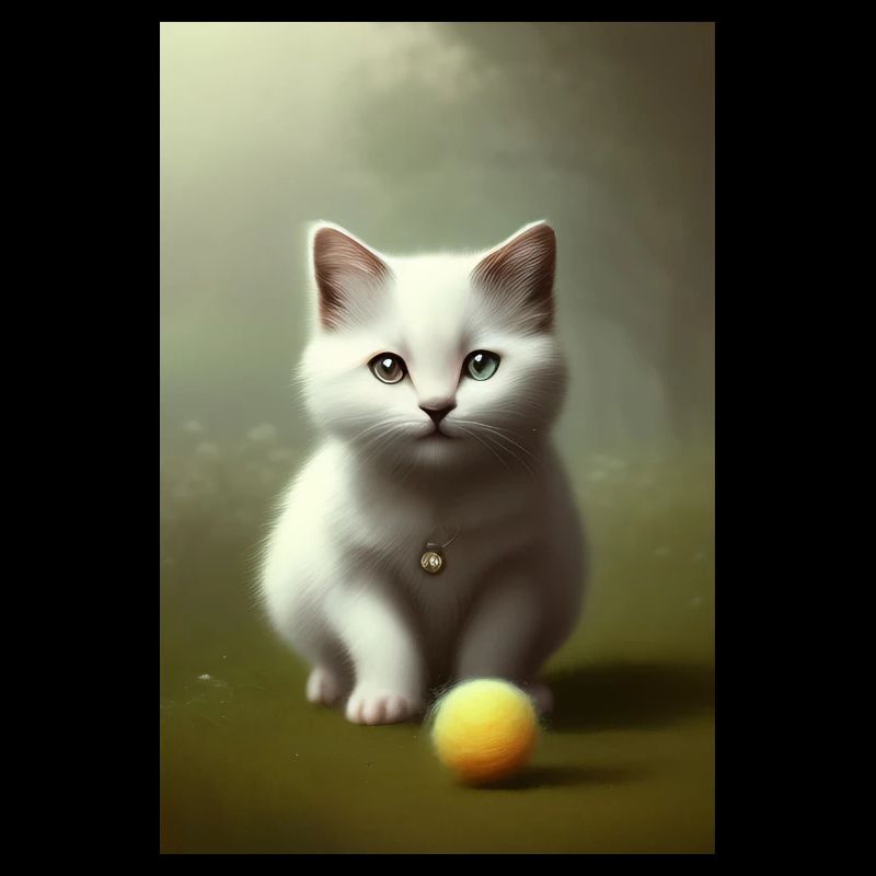 Petit bébé chat mignon