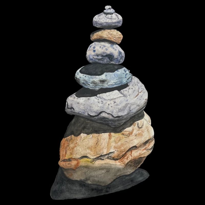 Stone Stack Stone Turret Cairn Hiking