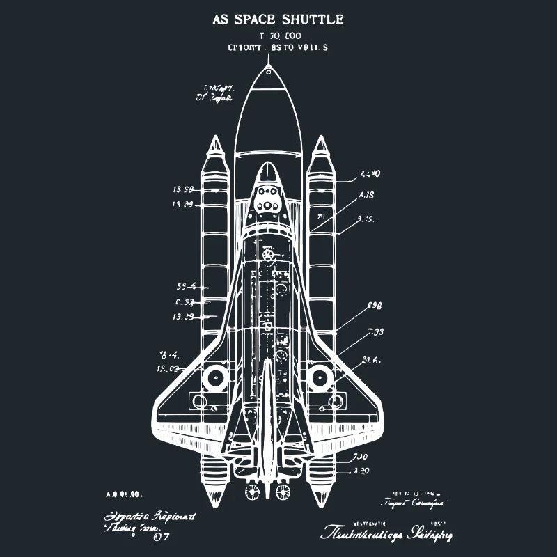 Space Shuttle-Bauplan