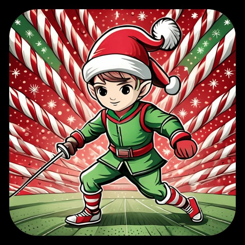 Clôture elfe de Noël