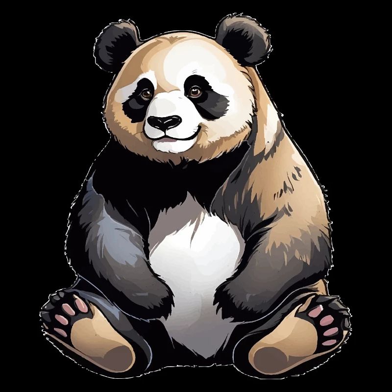 Panda - Conception d’animaux mignons
