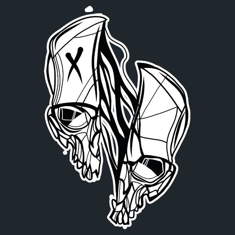 Split Skull // Illustration