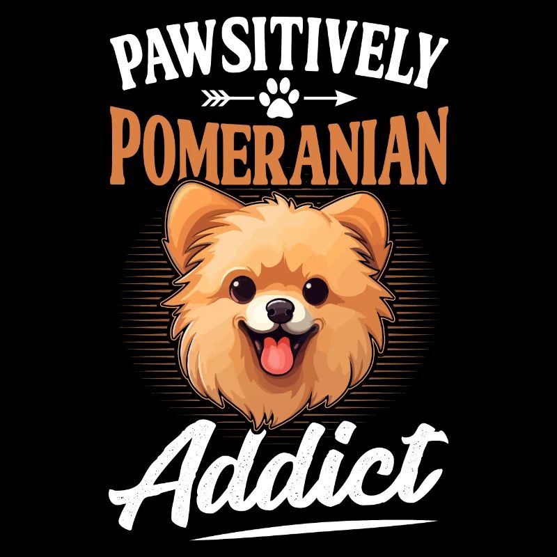 Pomeranian Pawsitively Addict