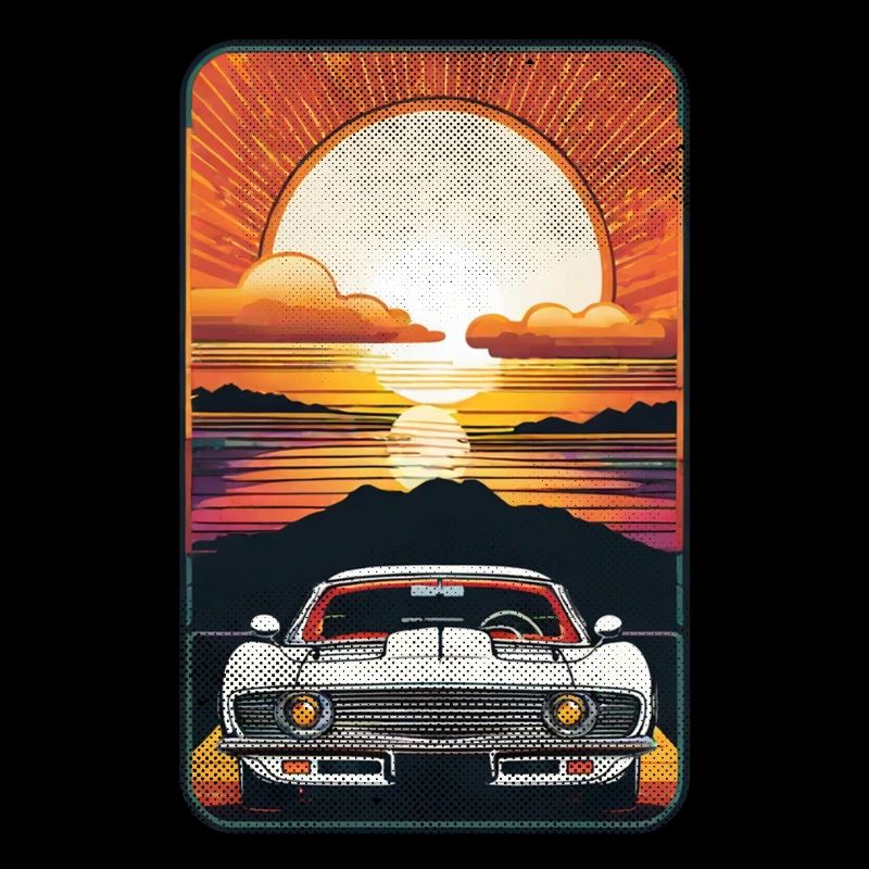 Oldtimer Sonnenuntergang