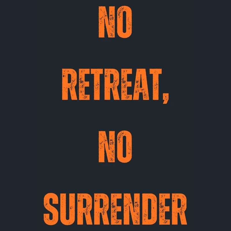 Pas de retraite, pas de reddition !