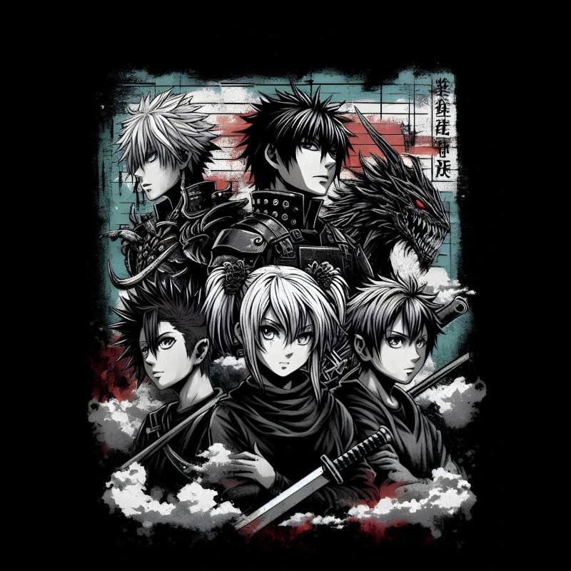 Conception d’anime grunge