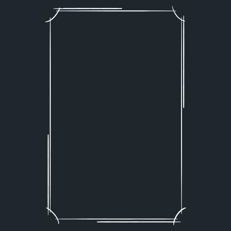 Decorative frame. Book / Gothic / Vampire Style.