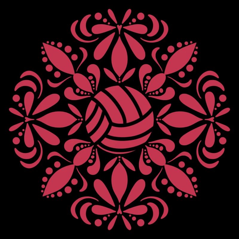 Volleyball Mandala