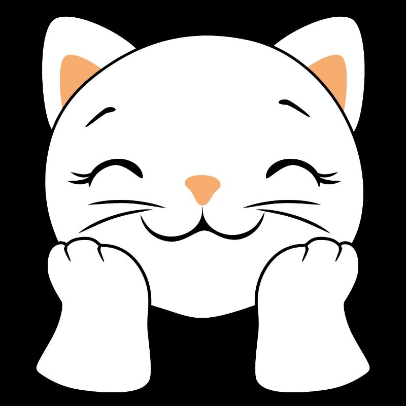 Chat heureux