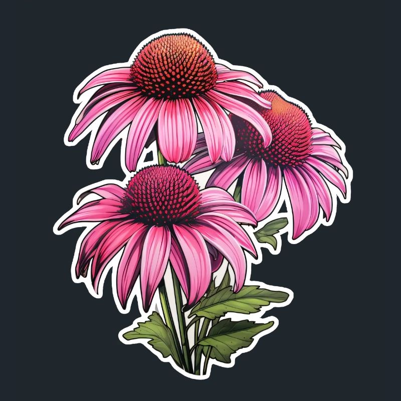 Échinacée 3 Fleurs