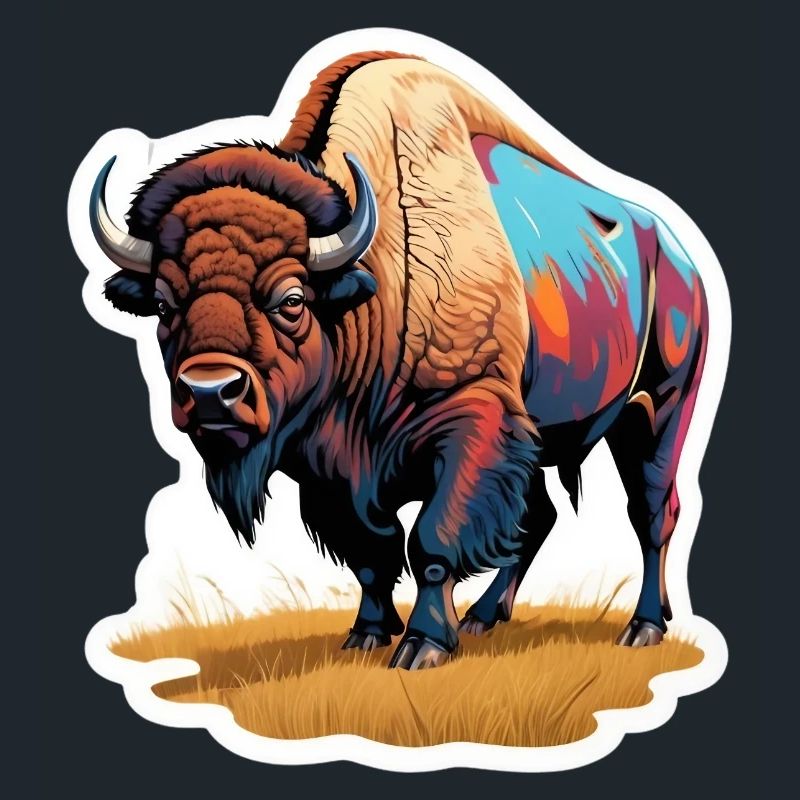 großer Bison