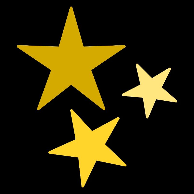 Étoiles Dorées Motif Astronomique