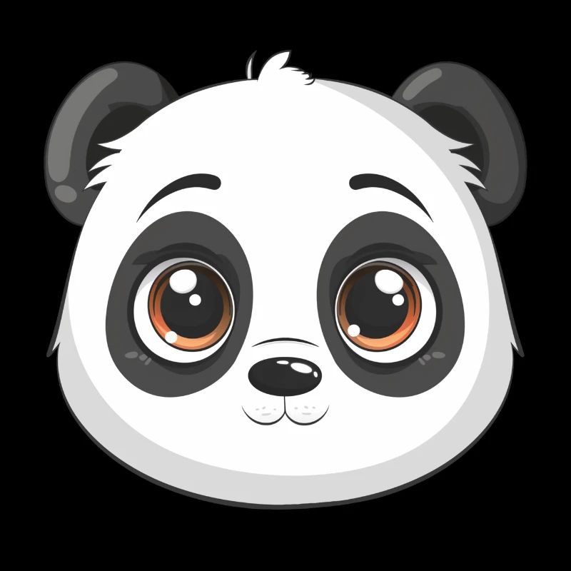 Panda-Kopf, Kawaii-Tier