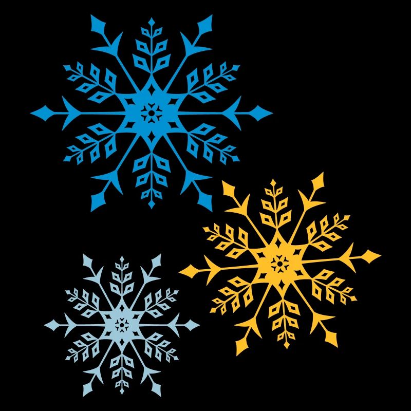 Schneesterne Winter