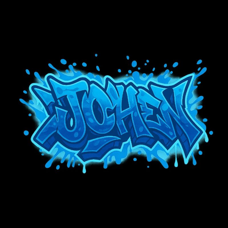 Graffiti  JOHEN Prénom cadeau idéal imprimable 