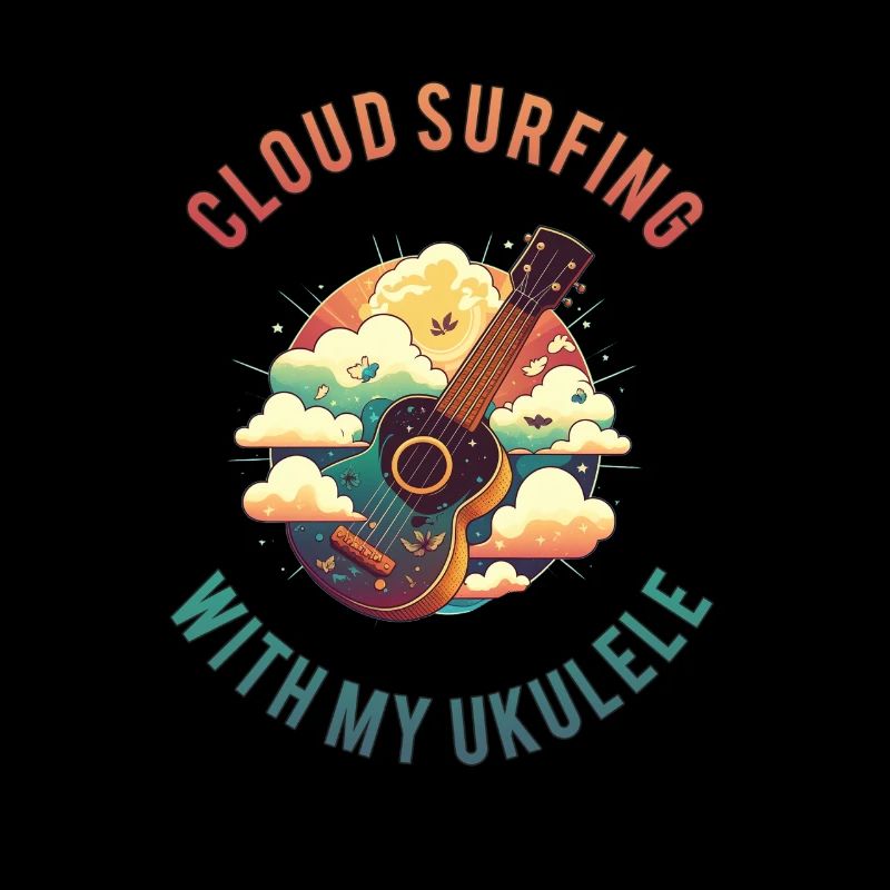 Cloud Surfing avec mon ukulélé - Dire, Idée
