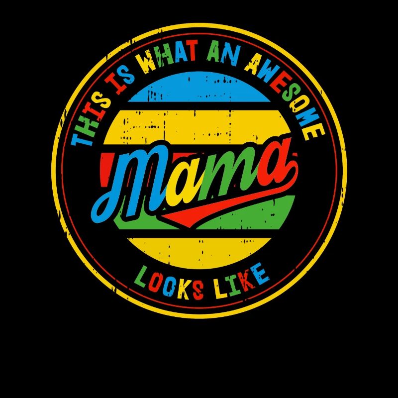 Bester Mama Muttertag Mutter Mom Retro Geschenk