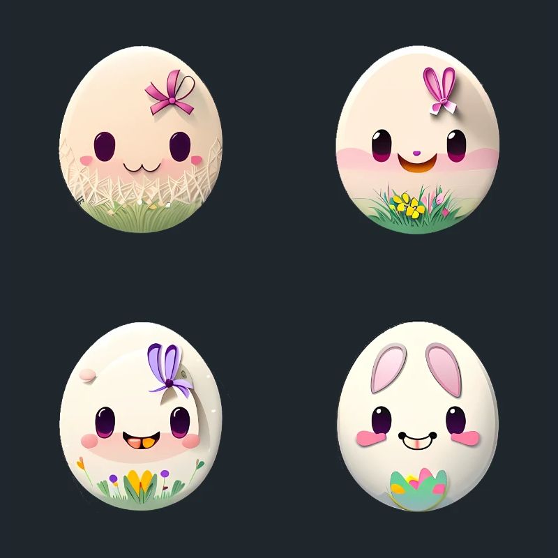 Easter Egg Easter Eggs Faces