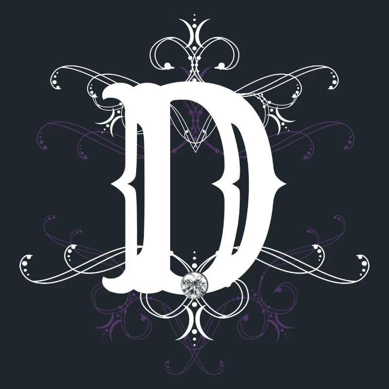 Letter D, point (D)