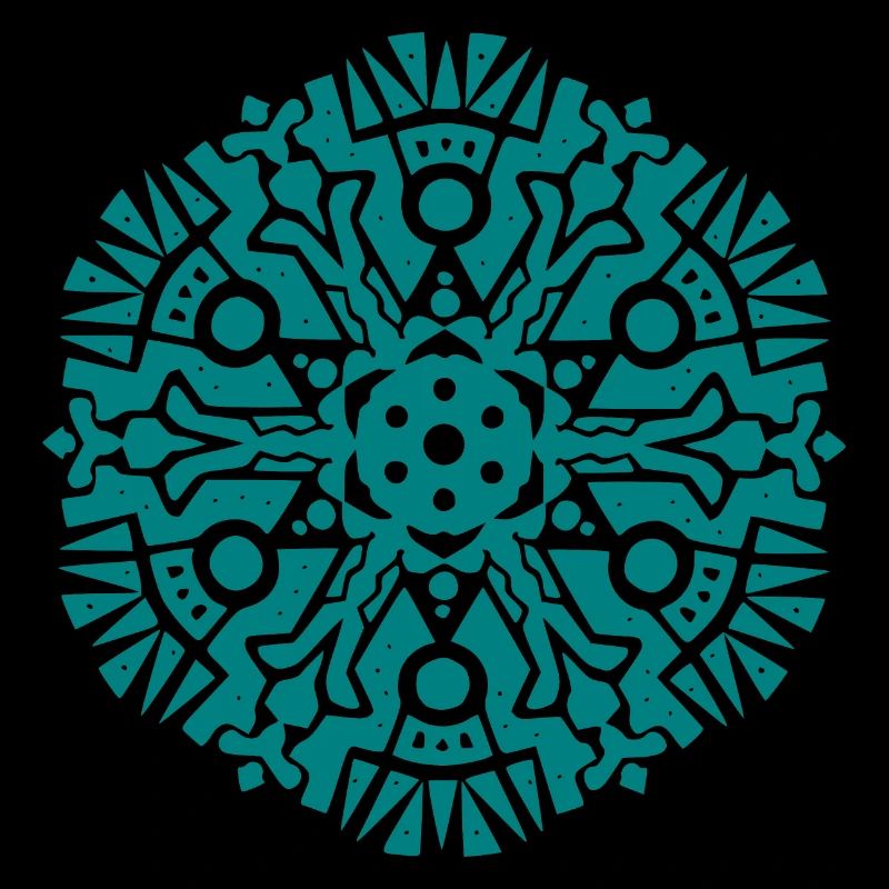 Modèle Mandala Maya