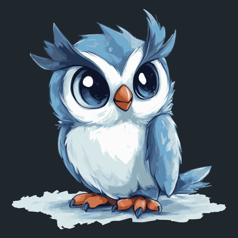 blaue Eule