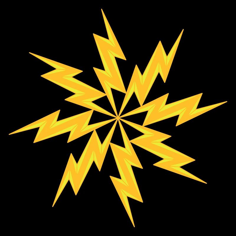 stern stromschlag gefahr schild blitz symbol kabel