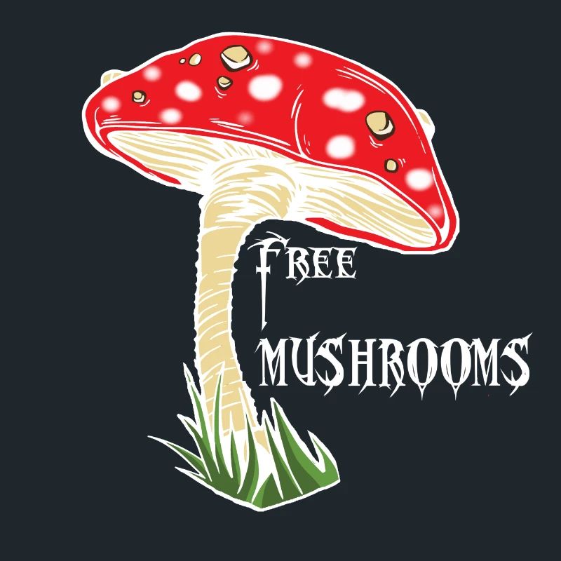 Toadstool, free mushrooms, witch magic, magic shirt