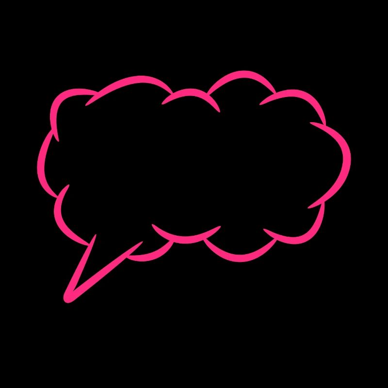 Speech bubble thought bubble