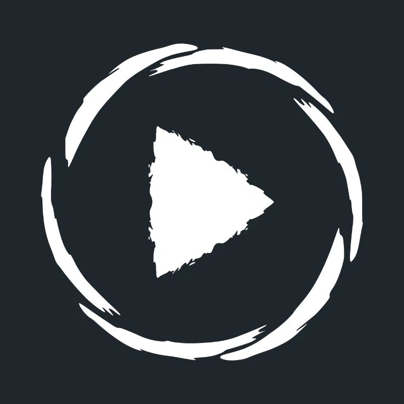 Play symbol button button
