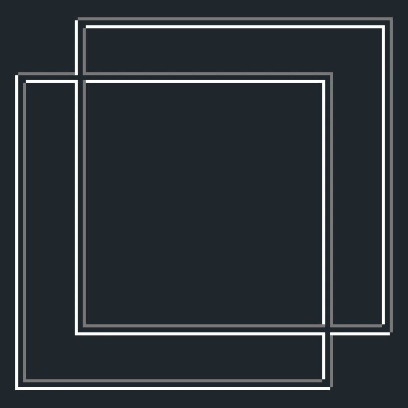 Lines square dashes