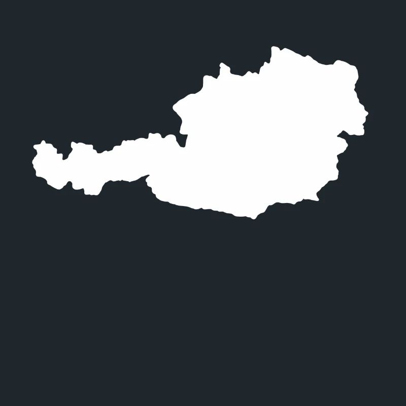 Austria outline Austria map Austrians