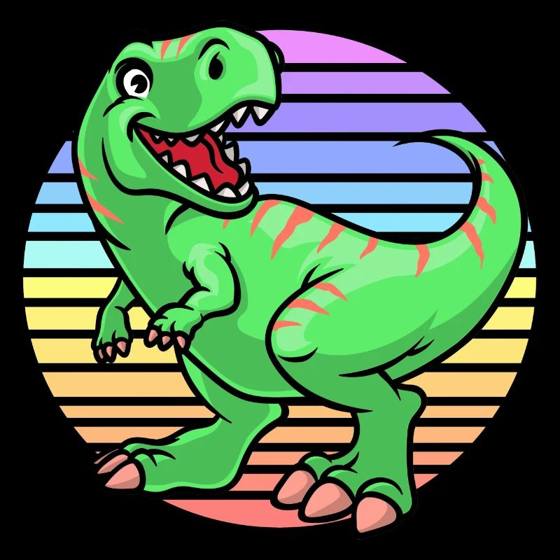 Coucher de soleil sur les dinosaures