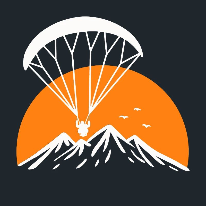 Paramotoring Retro Vintage