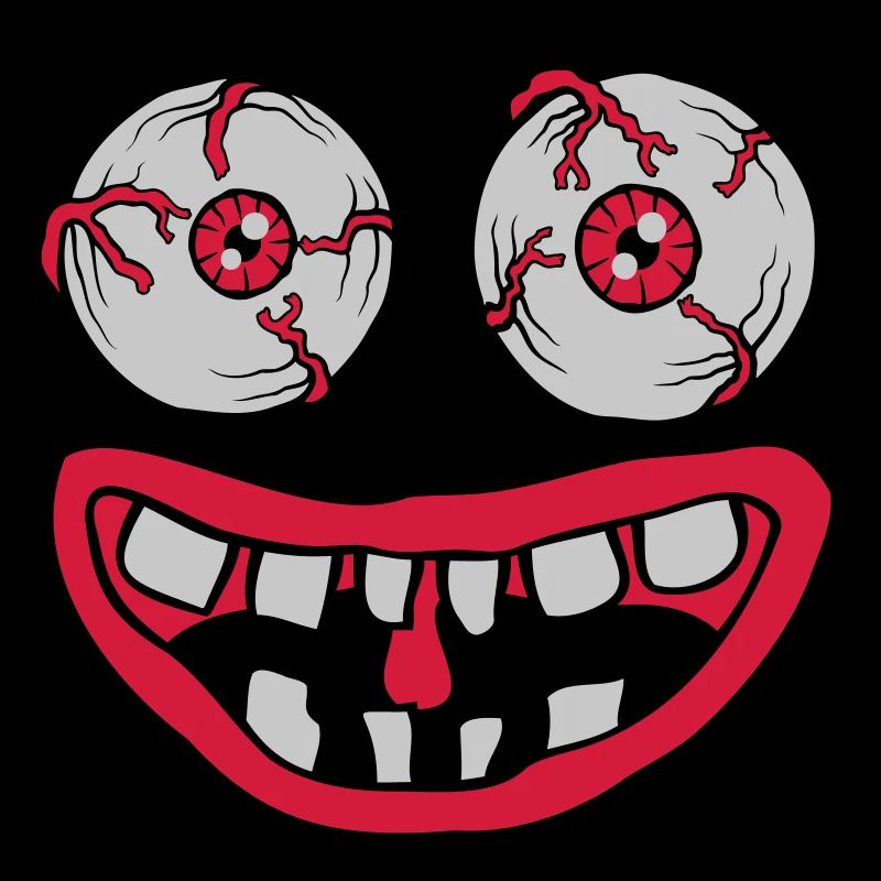 Böses Monster Horror Gesicht