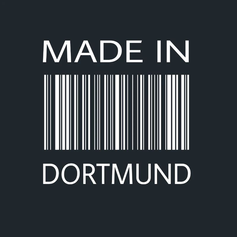 Made in Dortmund | Geschenk | Barcode