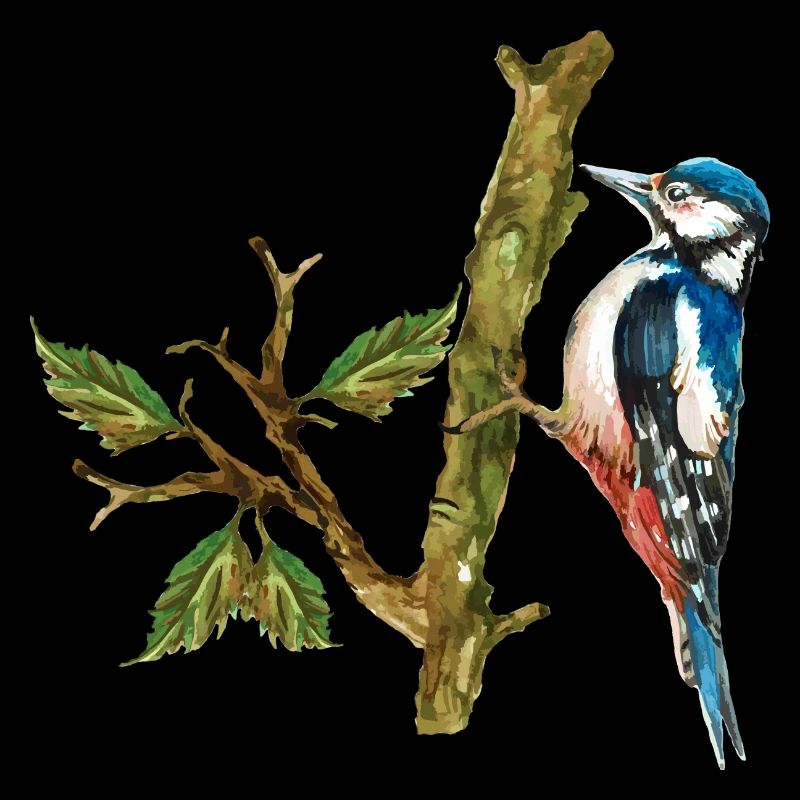 Bunter Vogel