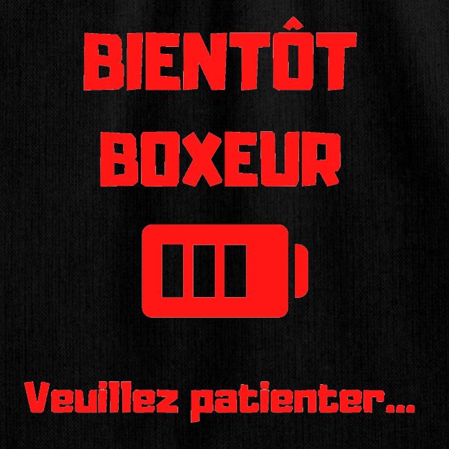 BIENTOT BOXEUR ROUGE