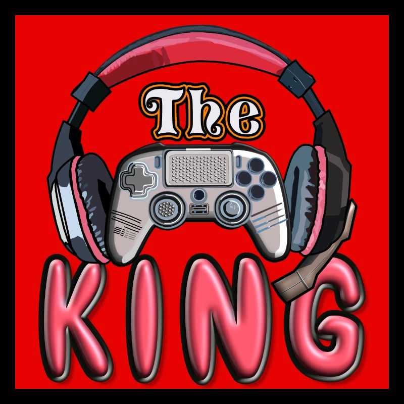The King - Kontroller mit Höhrer und Spruch