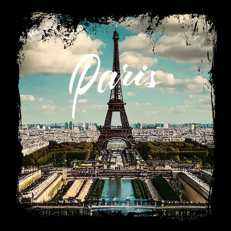 Paris Tour Eiffel style décontracté