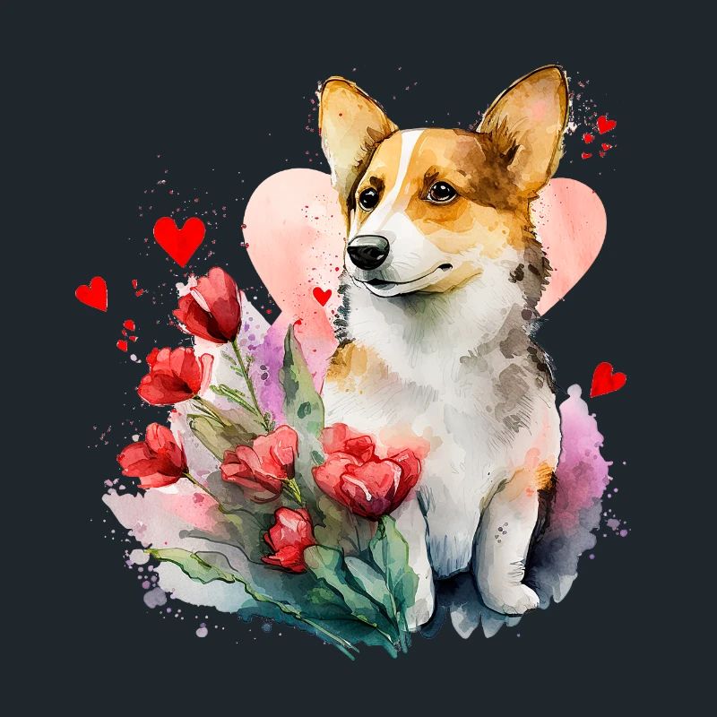 Saint-Valentin Corgi