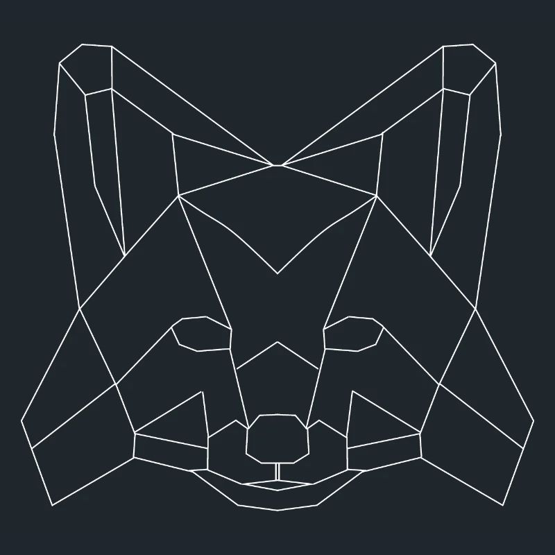 Fuchs Polygone weiss