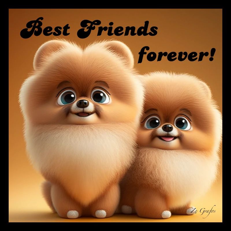 POMMERANIAN 2 BFF chiots mignons petit mignon