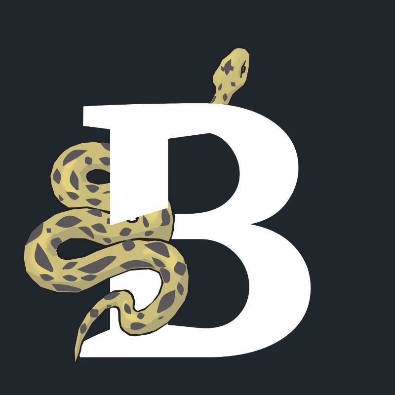 Buchstabe b Schlange