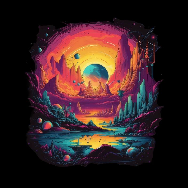 Futuristic life on planets